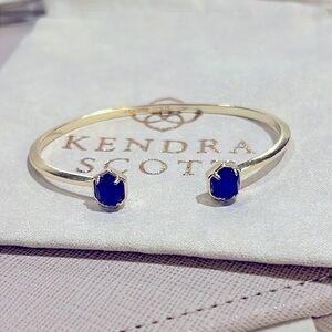 Kendra Scott bracelet - gold/blue stones